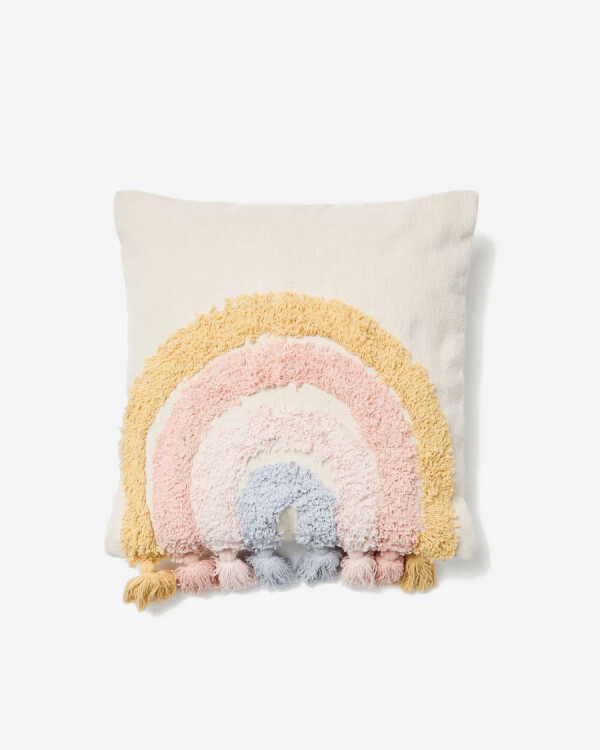 Almohadón Tadea algodón arcoíris multicolor 45 x 45 cm Almohadón Tadea algodón arcoíris multicolor 45 x 45 cm