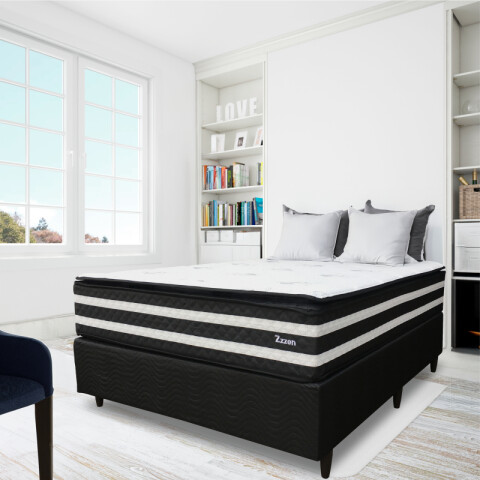 Sommier ZZZEN - Colchon Espuma EPS Y Pillow Top - 138x188X72 - 180 Kg Sommier ZZZEN - Colchon Espuma EPS Y Pillow Top - 138x188X72 - 180 Kg