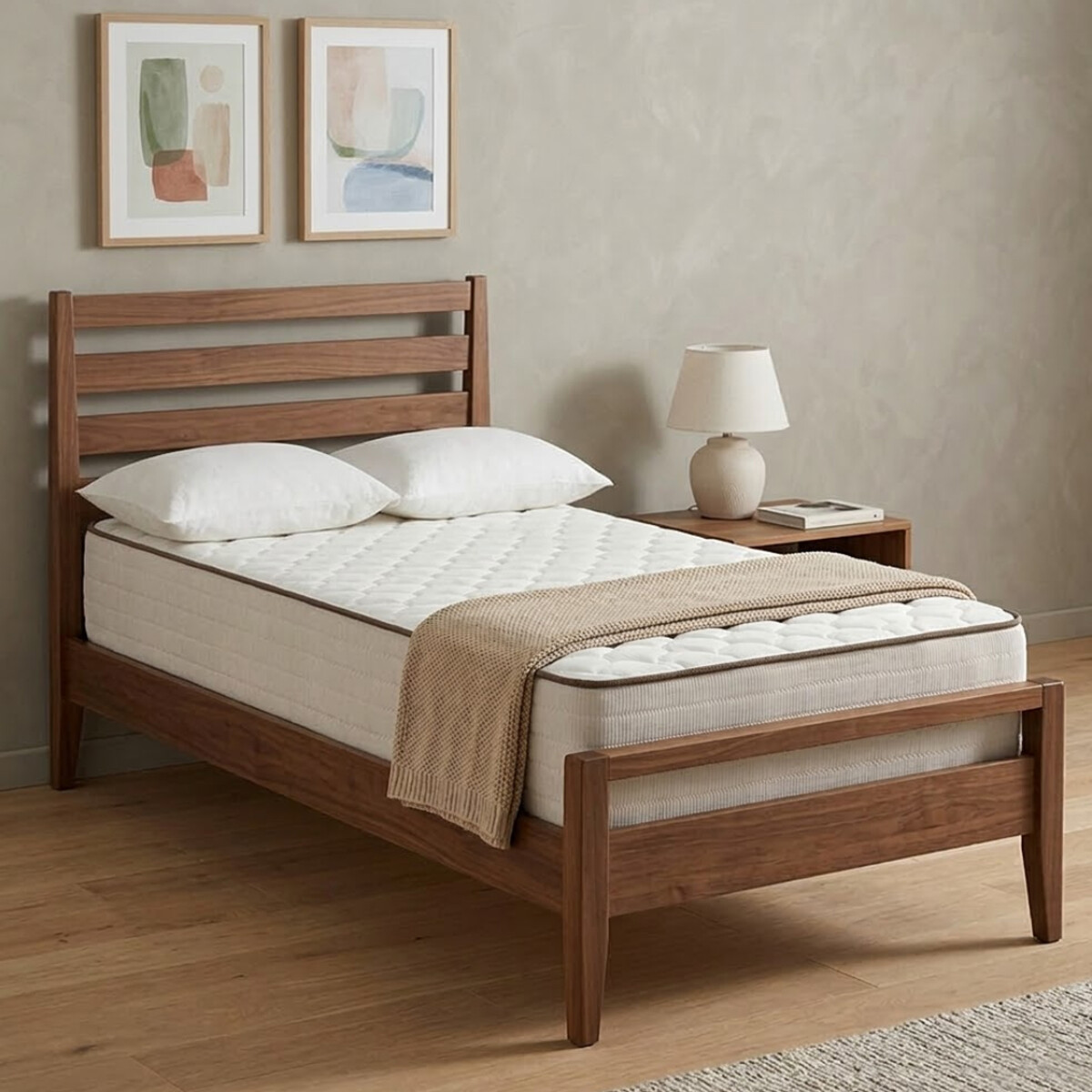 COLCHÓN 1 PLAZA ORTOPEDICO 100% ESPUMA - ALTURA 25 CM 