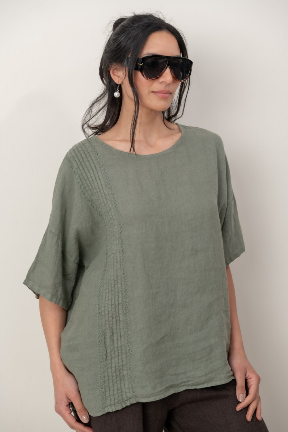 BLUSA PETRA Verde Seco