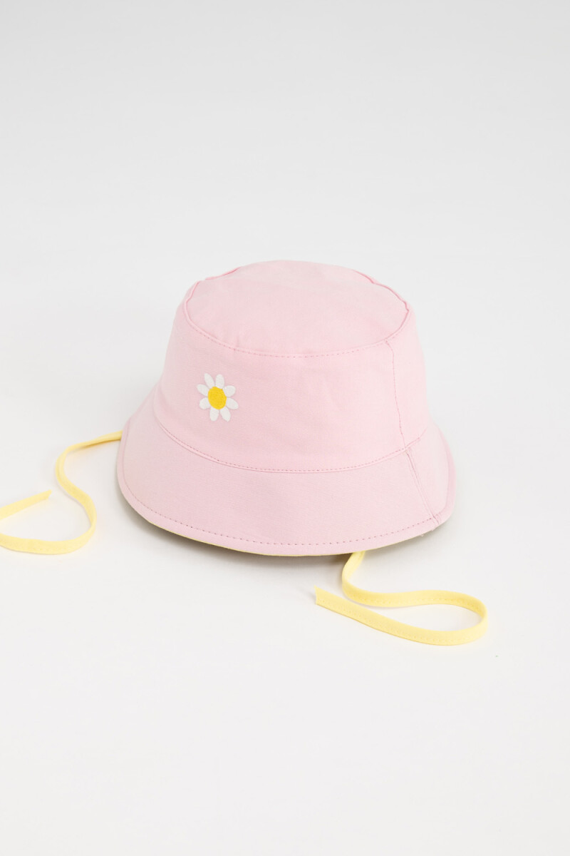 Gorro canvas reversible Rosa