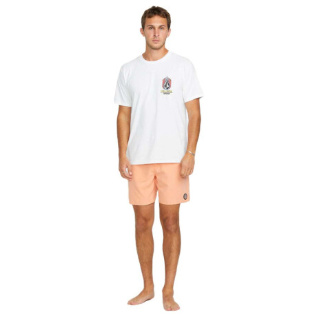 Remera Volcom Draggin Stone Blanco