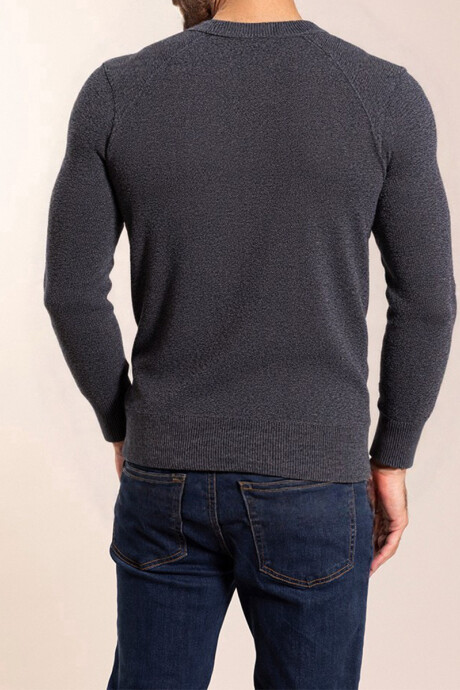 SWEATER MOSAR Gris Oscuro