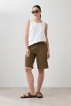 Musculosa con puff print blanco