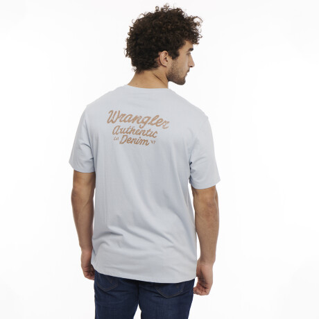 Remera Wrangler de Hombre - SS FASHION - WSS25113NIAGARA SKY BLUE