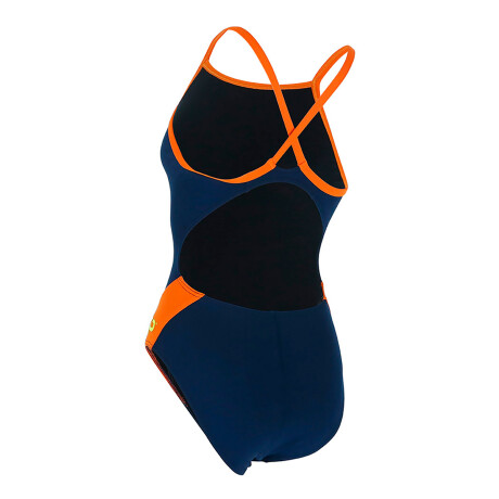 Michael phelps - Malla de Baño para Mujer Team Splice Mid Back SW252040826 - Uv Upf 50+. 26. 001