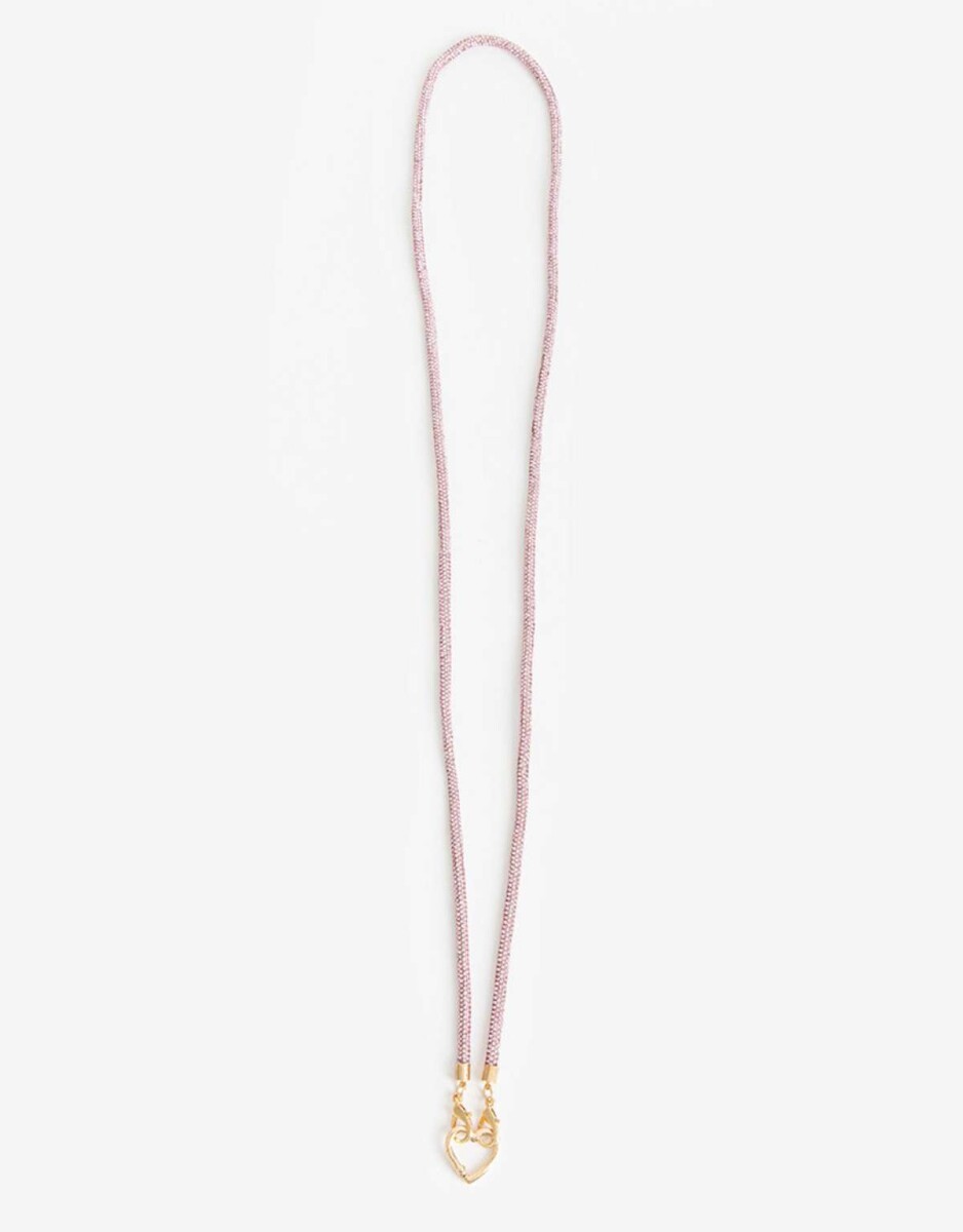 Llavero Y Bag Charm Maxi Tira - Rosa Claro 
