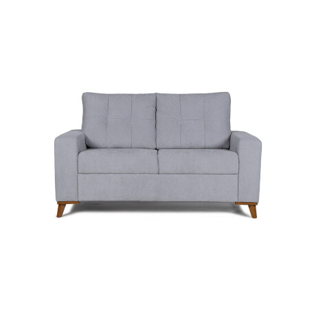 Sofá Katrina - Tela Microfibra - 2 cuerpos 10286 (Gris)