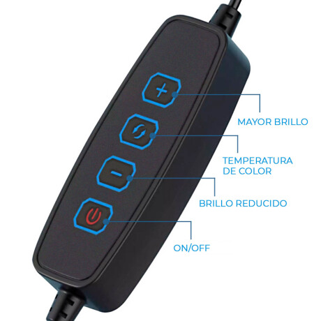 Aro De Luz Anillo 2.1mt+3 Porta Celular 30cm Control Ele001000