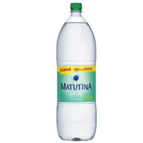 Agua mineral Sin Gas MATUTINA 2.25 lt Agua mineral Sin Gas MATUTINA 2.25 lt