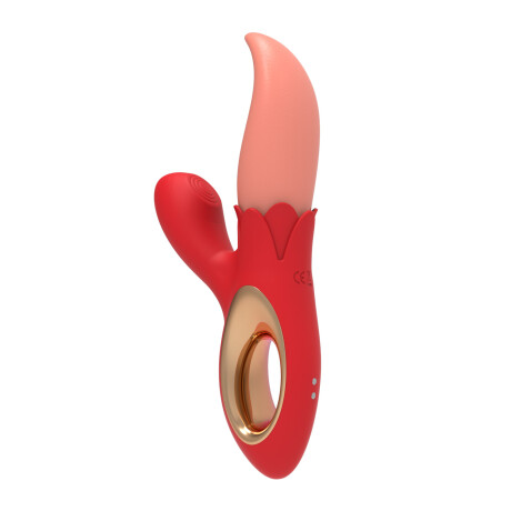 Vibrador 2 en 1 Lengua y Succionador de Clítoris Vibrador 2 en 1 Lengua y Succionador de Clítoris