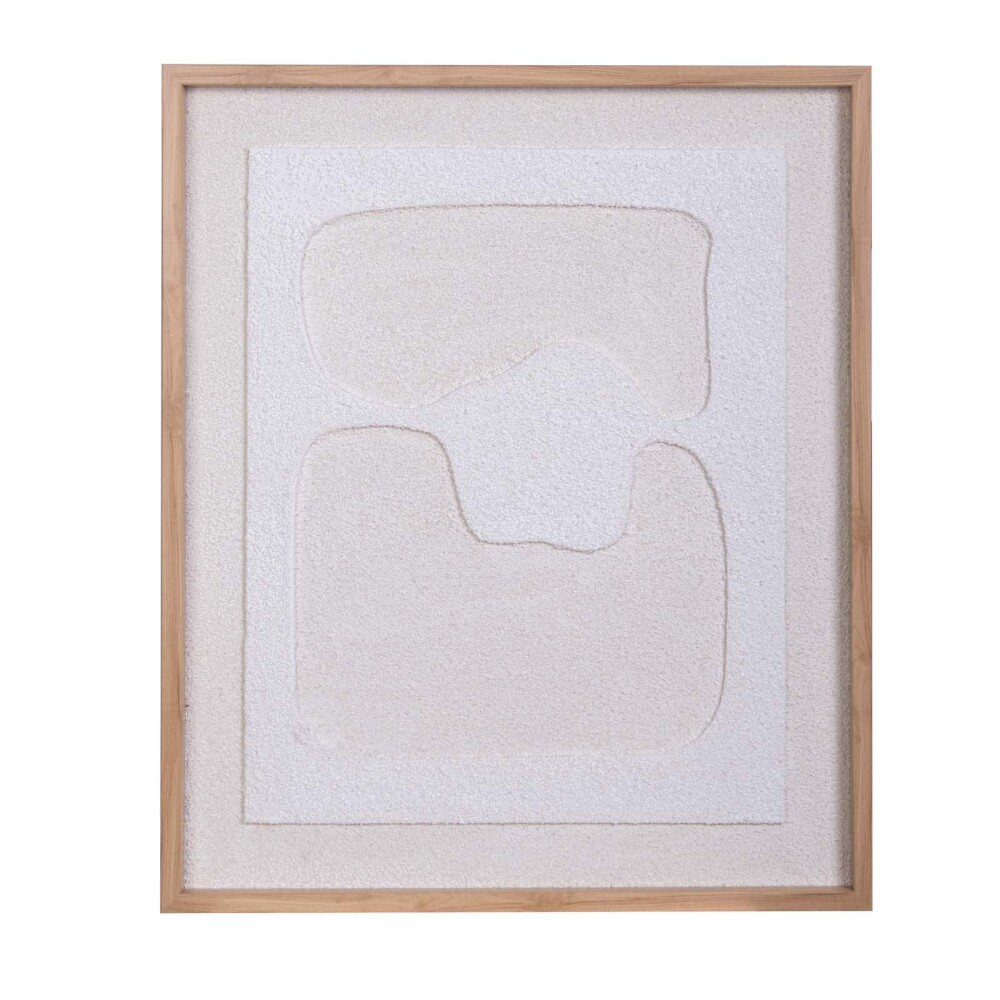 CUADRO LIENZO-Y-MDF NATURAL-BEIGE GOBI II