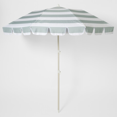 Sombrilla de playa filtro UPF50 La Palma Sage Stripe
