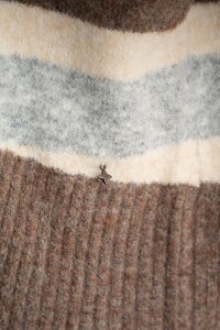 Polera Rayada Marrón