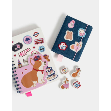 Cuaderno A6 Denim Combinacion Multicolor