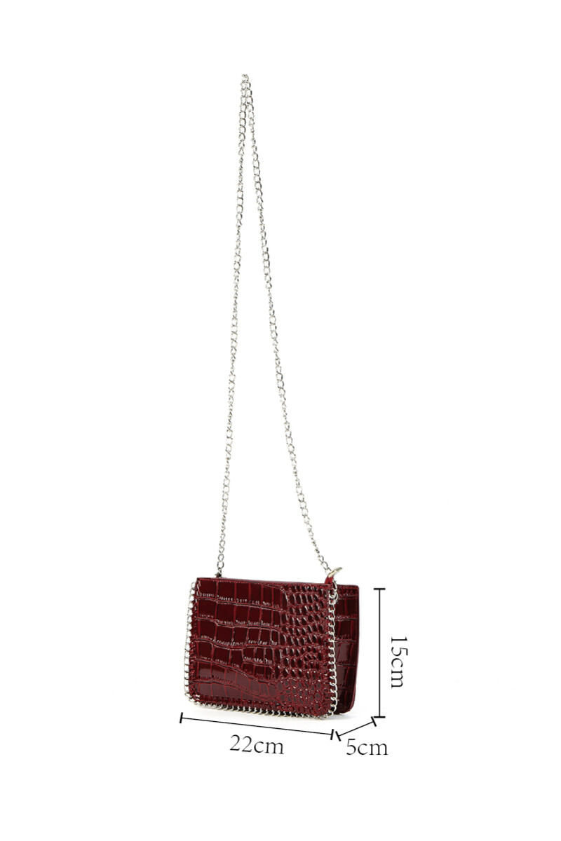 Bandolera Candida Bordeaux