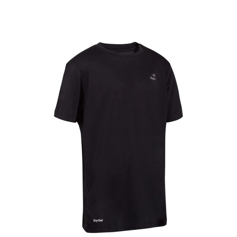 Remera Infantil Topper Basic Kids Negro