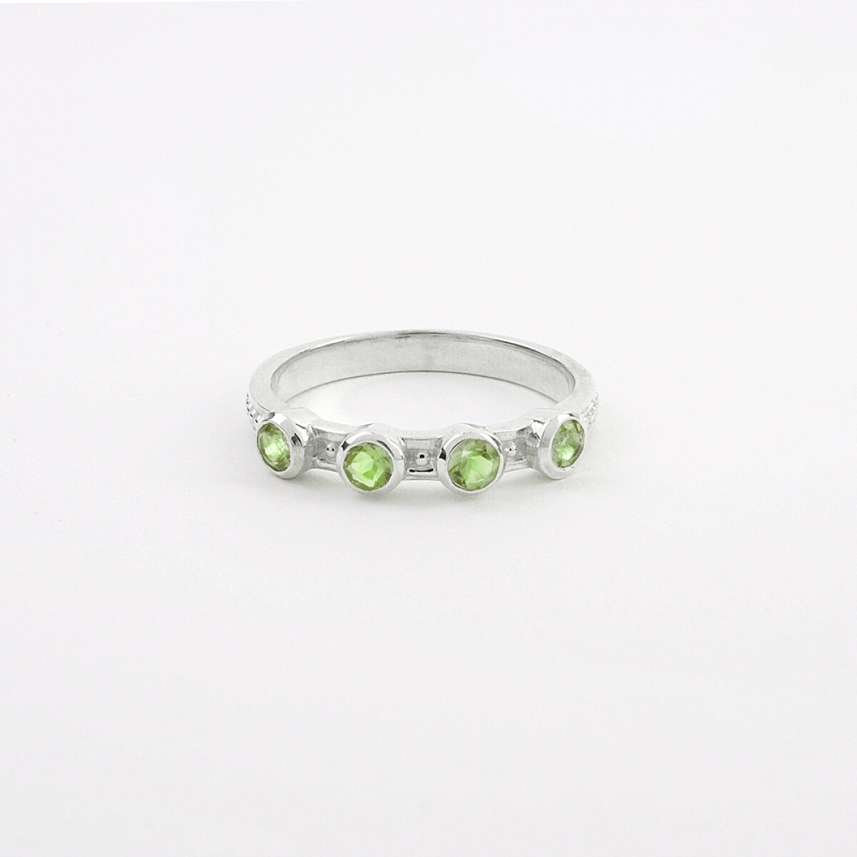 Anillo Dubai Peridoto - Plata 925 