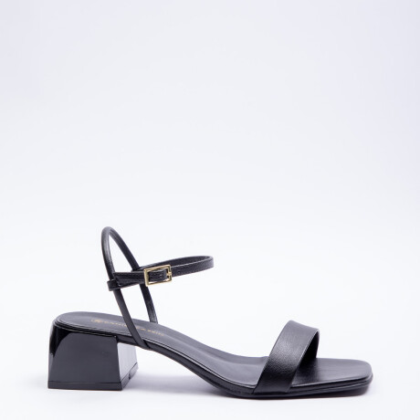 SANDALIA DIAGONALE Negro