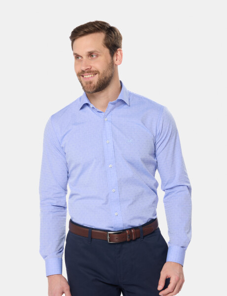 CAMISA DE VESTIR FANTASIA Azul