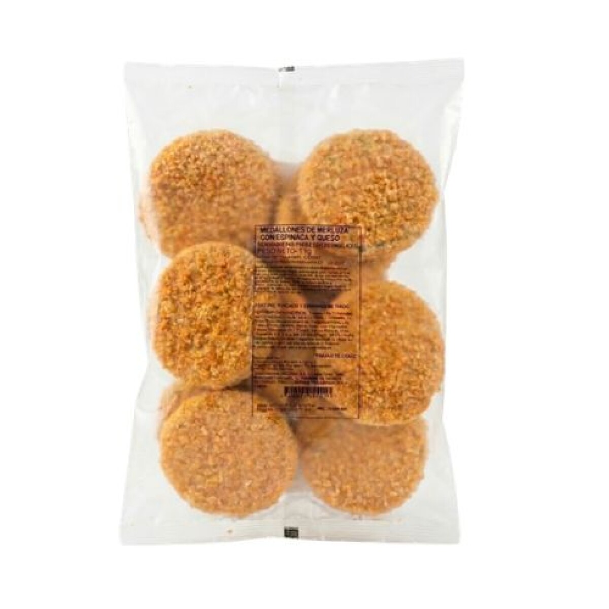 Medallones de Merluza con Espinaca y Queso Solimeno - 1 kg 