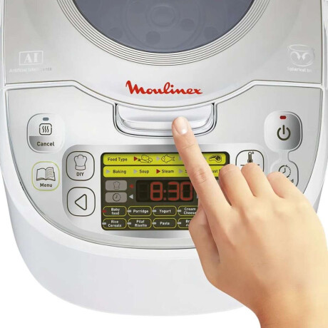 Olla Multiuso Moulinex Maxichef Advanced 45 Programas 5 Lts Color Blanco