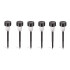 Lampara Luz Solar Recargable Led Jardín Farol Césped X6 Variante Fría
