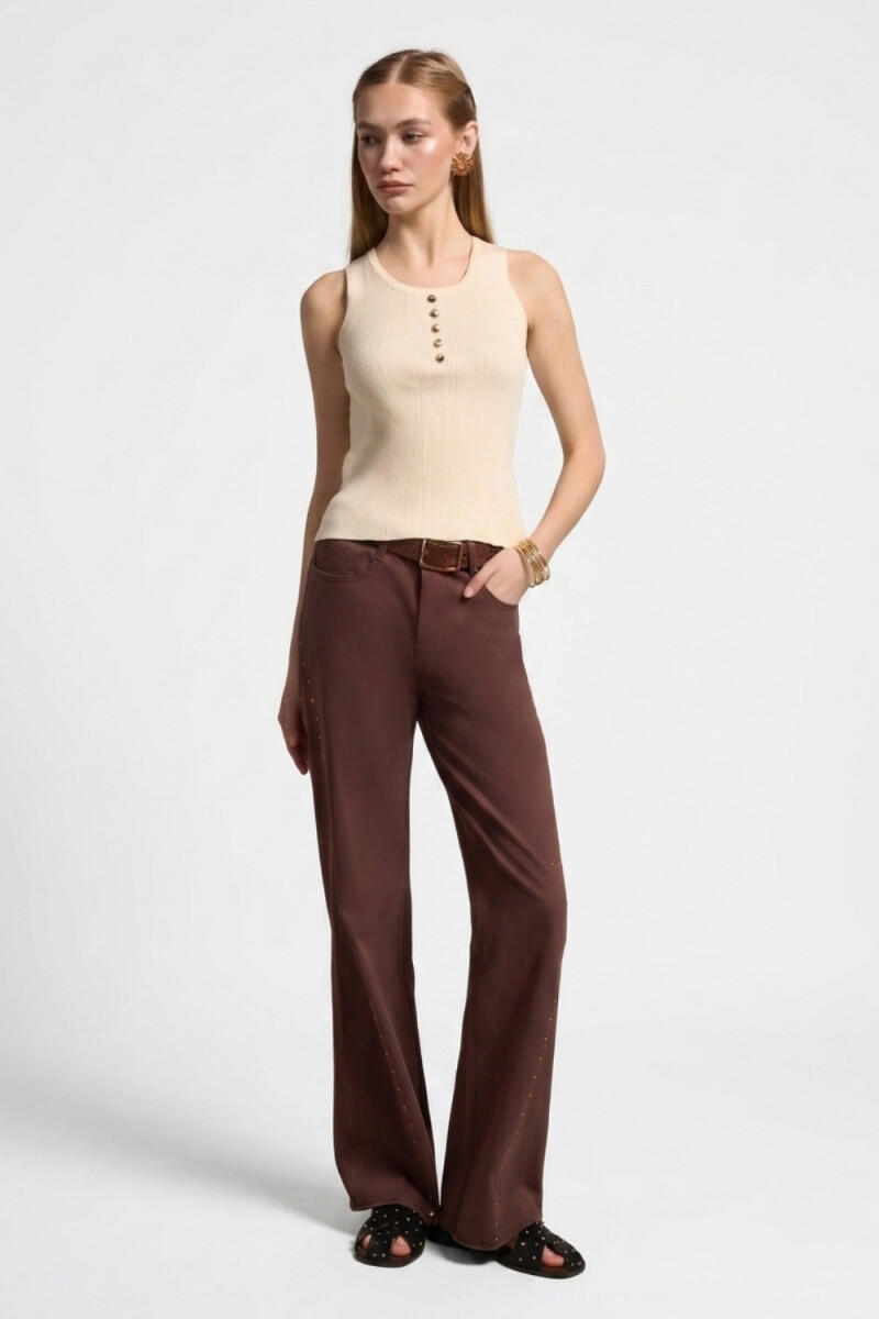 Musculosa Selnar - Crudo / Natural 