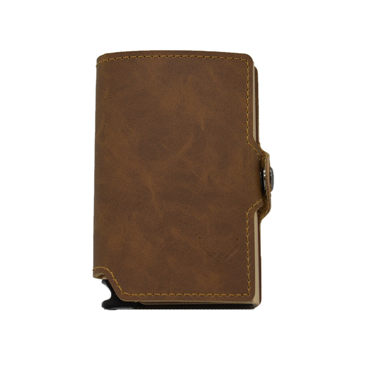 Billetera Dellorean Proteccion Rfid Card Holder Single - MARRON 