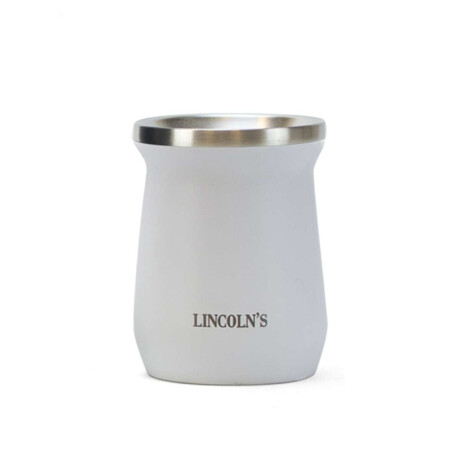 Mate Acero Inoxidable Cefeo Blanco