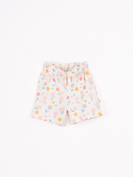 SHORT ESTAMPADO TIRSA OFF WHITE