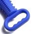 Juguete Largo Perro Doble Agarre Chifle Mordible Resistente Color Variante Azul