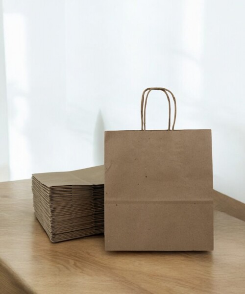 Pack x 200 - bolsa lisa 22x10x24 cm. MADERA