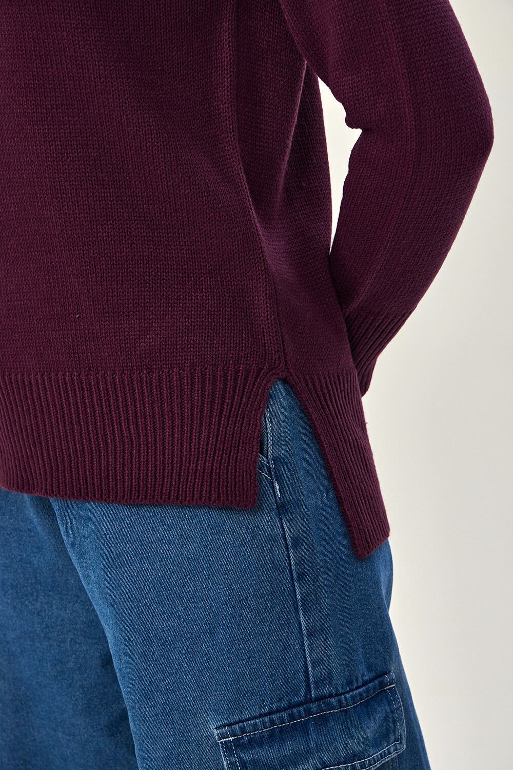 Polera Plager Borra De Vino