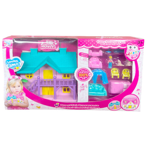 3X2 OUTLET Casa 2 pisos c/ muñeca, muebles y mascotas 3x2 Outlet Casa 2 Pisos C/ Muñeca, Muebles Y Mascotas