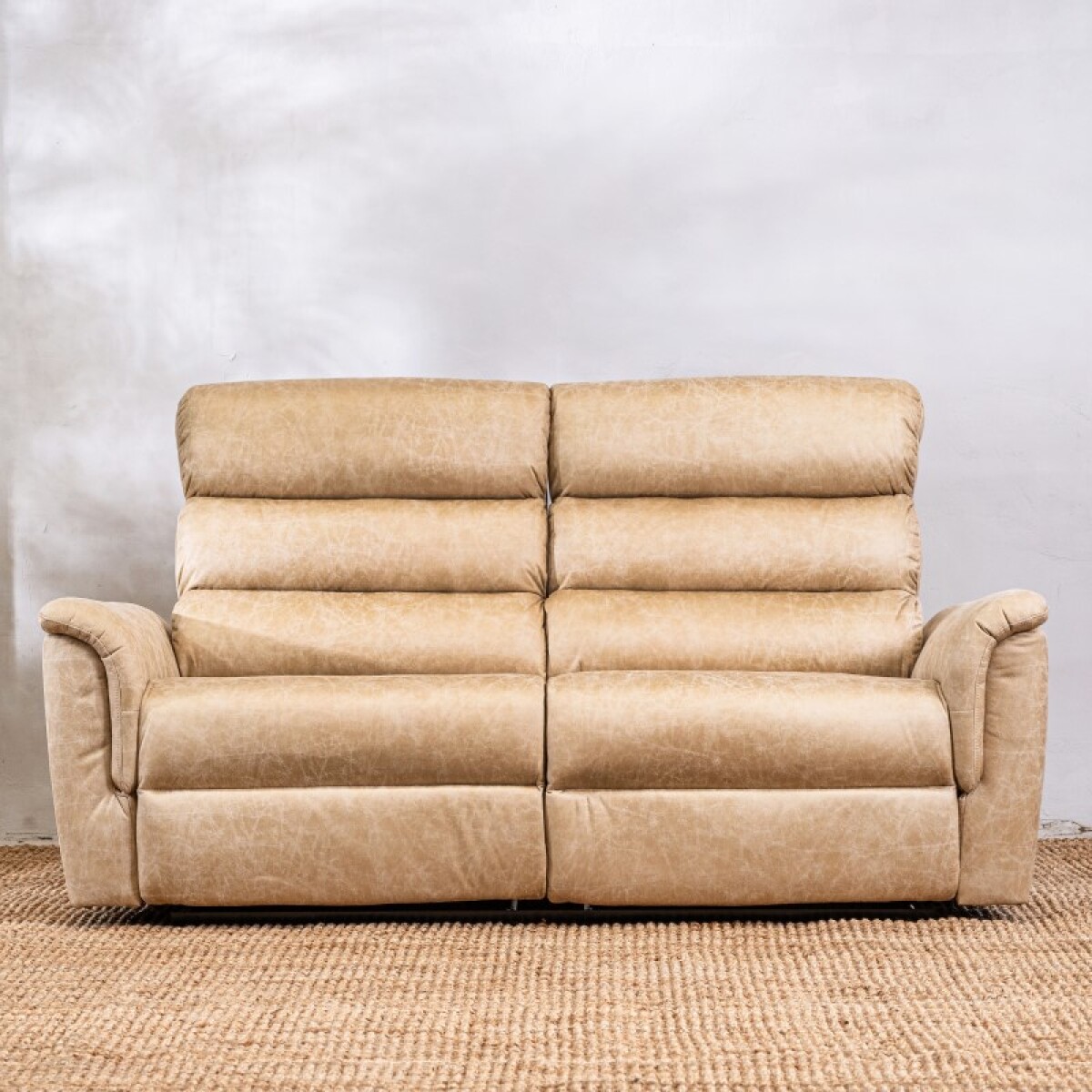Sillón Reclinable Benson 2 Cuerpos Beige 