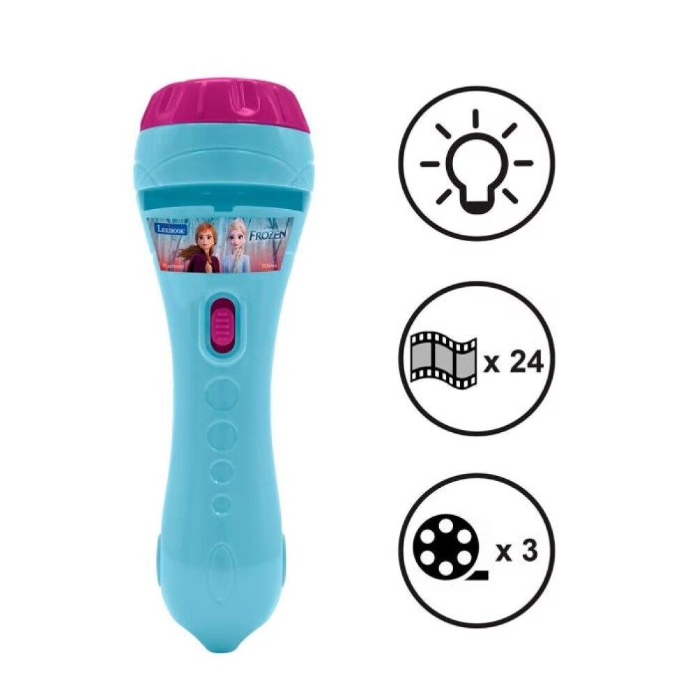 Linterna Proyectora Lexibook Frozen con Discos LEXIBOOK PROY LINTERNA C/DISCOS FROZEN LTC050FZ -