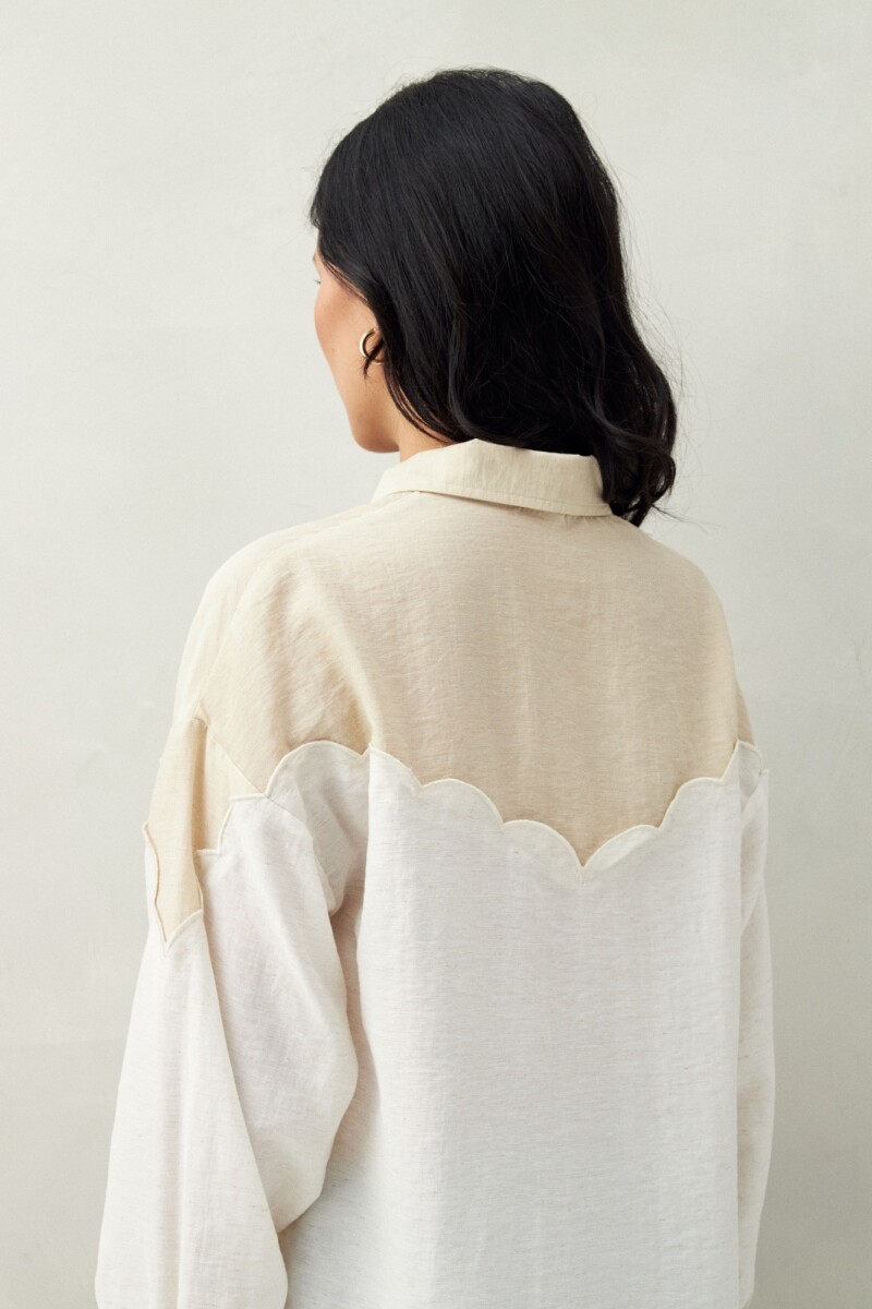 CAMISA EPONIA Almendra