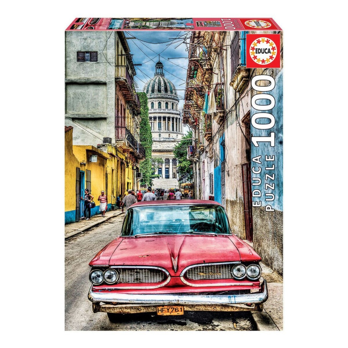 Puzzle Rompecabeza Educa Auto En Habana Paisaje 1000 Piezas 