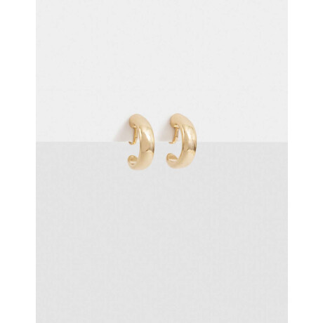 Aros Clips Bañados En Oro Dorado