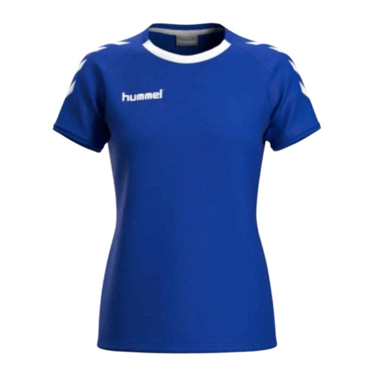 REMERA LISA MUJER - AZUL FRANCIA 