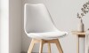 Silla de Comedor asiento Acolchonado - Eames Blanco
