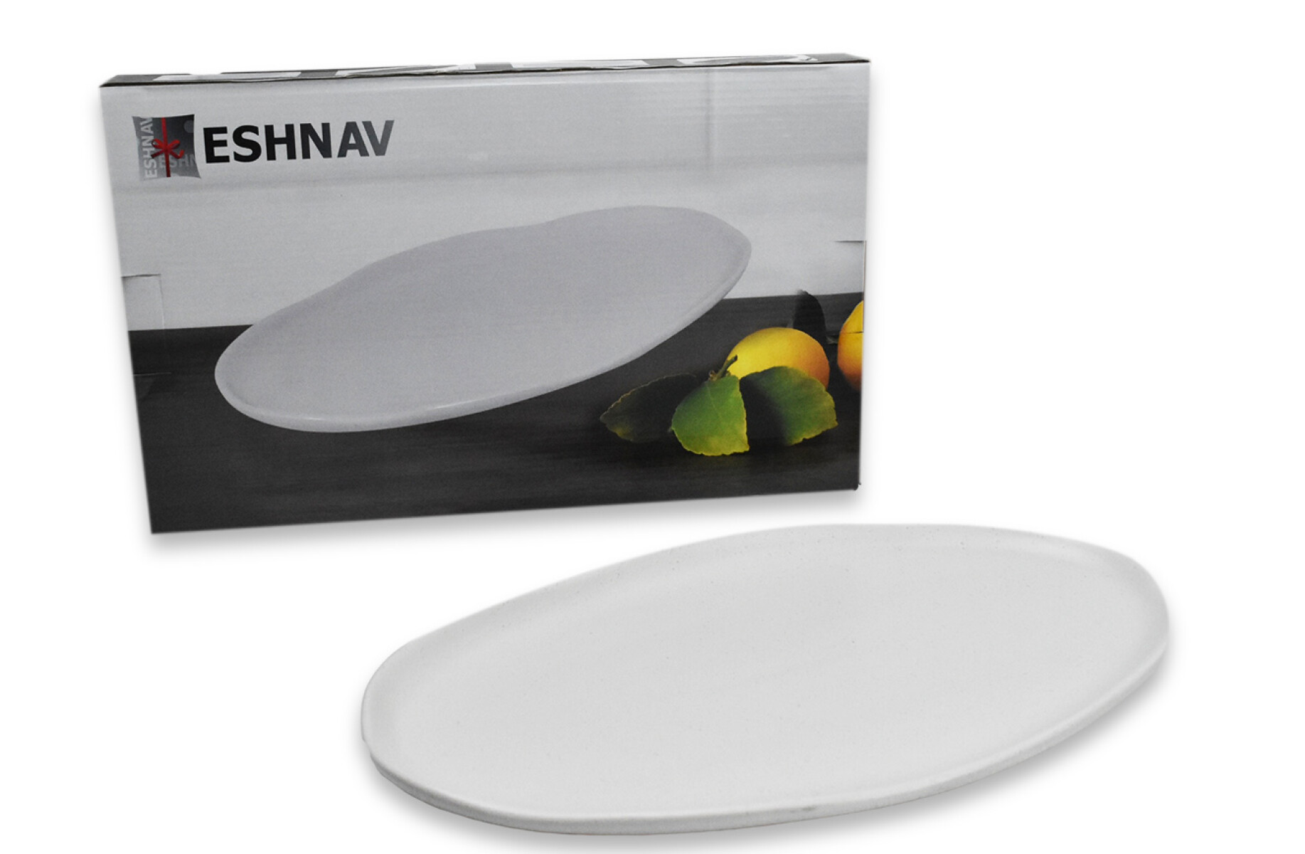 Set de 2 fuentes de ceramica oval 