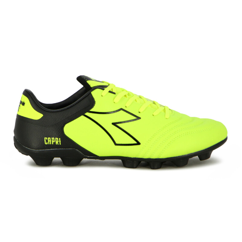 Diadora Capri Futbol Md M Amarillo Fluo-negro Amarillo Fluo-negro