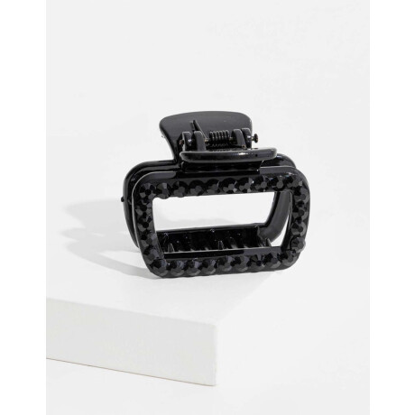 Broche Cuadrado Negro