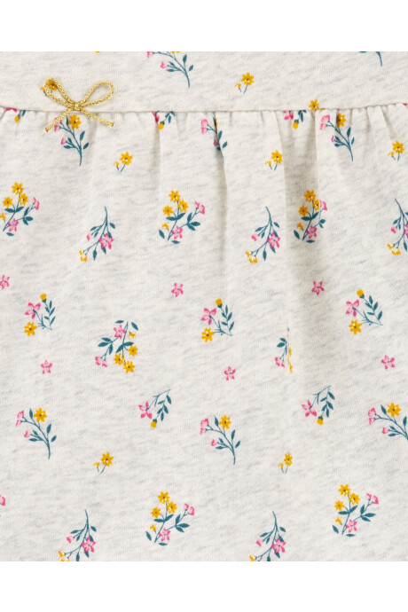 Set dos piezas remera manga larga y leggings metálicas Sin color