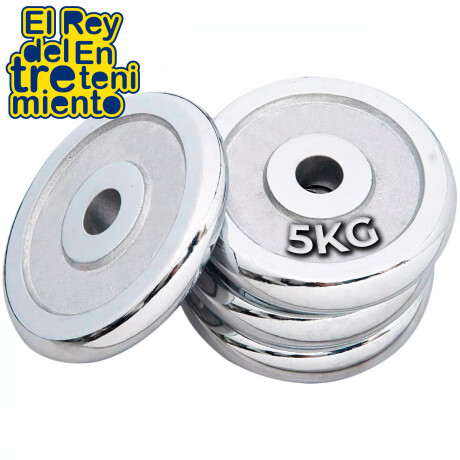 Disco Hierro Cromado 5Kg Expert Compacto Pesa P/ Barras y mancuernas Disco Hierro Cromado 5Kg Expert Compacto Pesa P/ Barras y mancuernas