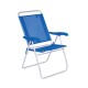 Silla Alta Boreal 4 Posciones Aluminio AZUL CLARO
