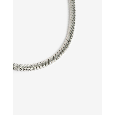 Collares Cortos Metal Plateado