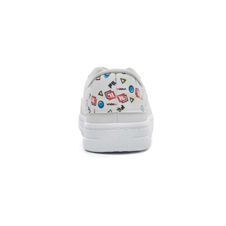Fila Champion Tennis 88 Para Niños Blanco-Multicolor